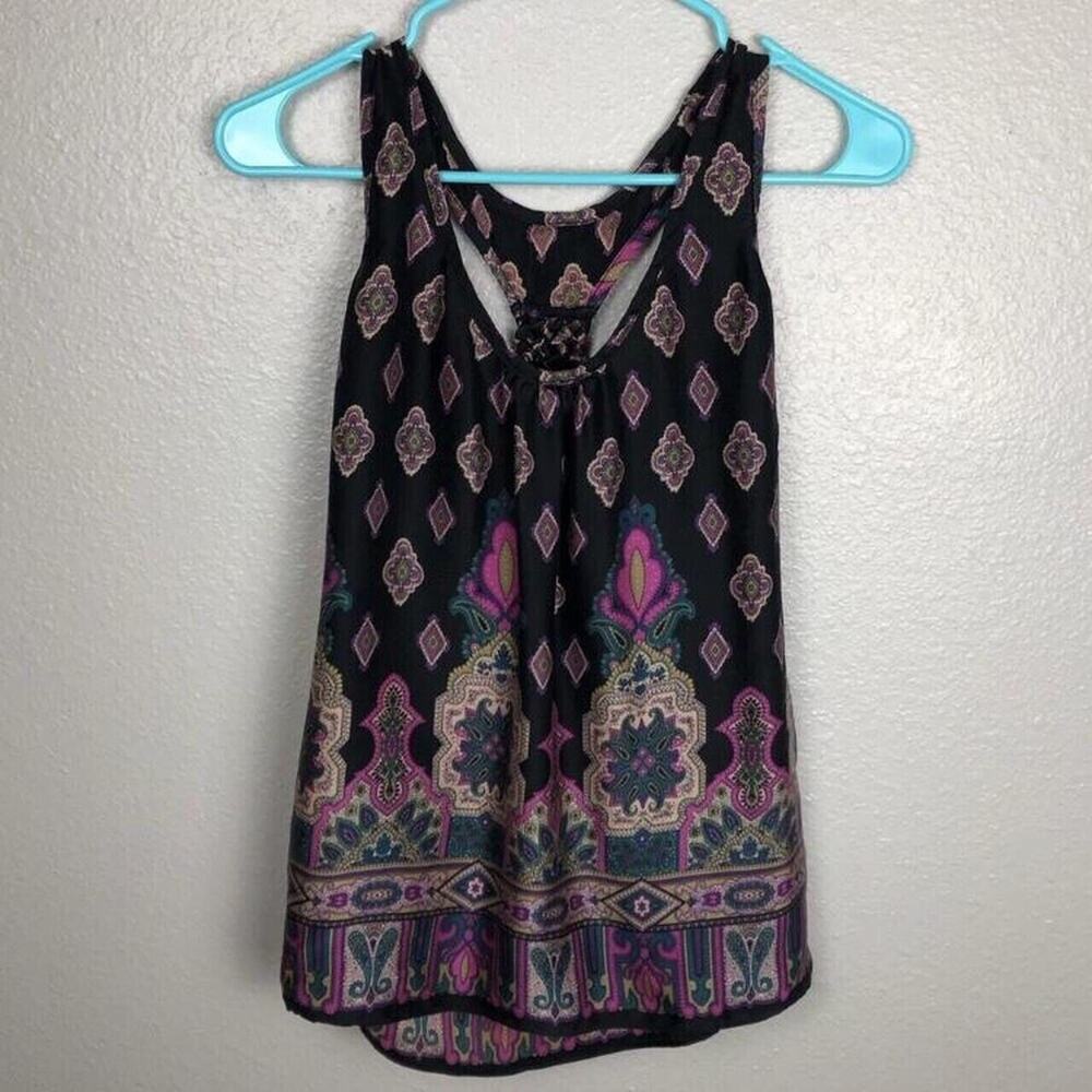 Racer Back Tank Top Approx Size Small See Measurements Boho Bohemian Lightweight
